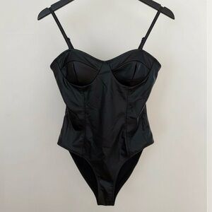 NWT Forever 21 Leather Bodysuit
